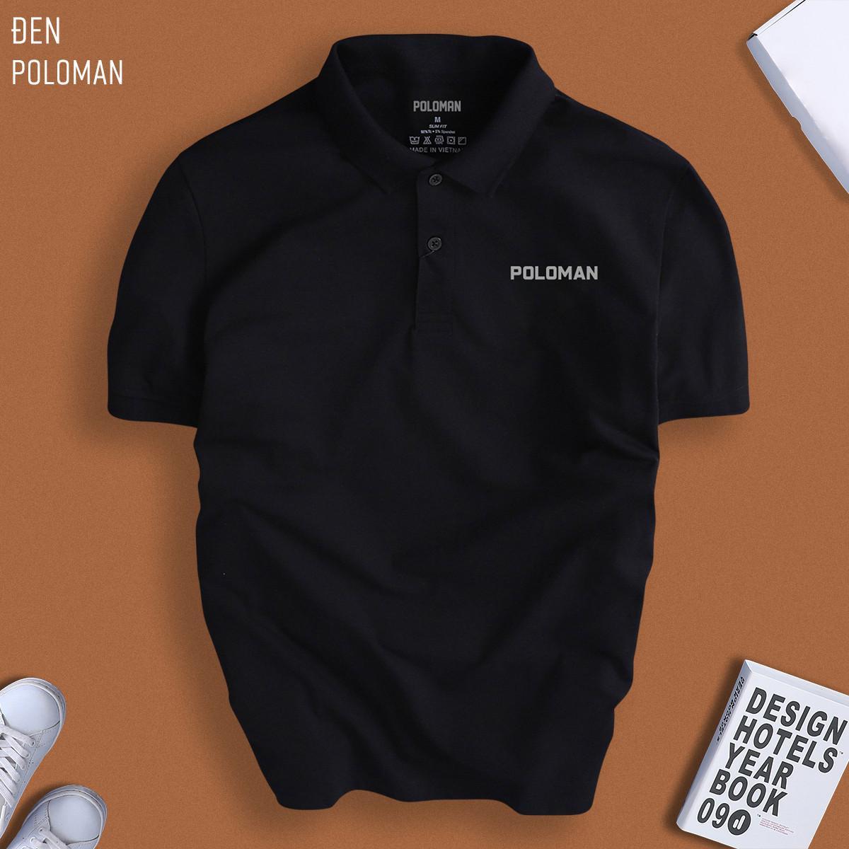 Áo Polo POLOMAN BEAVERTEE Nam Nữ, Dáng Vừa Vặn Dễ Mặc, Vải Poly Spandex Co Giãn 4 Chiều Mềm Nhẹ Thoáng Mát, Thiết Kế Nhiều Màu, Size M–4XL