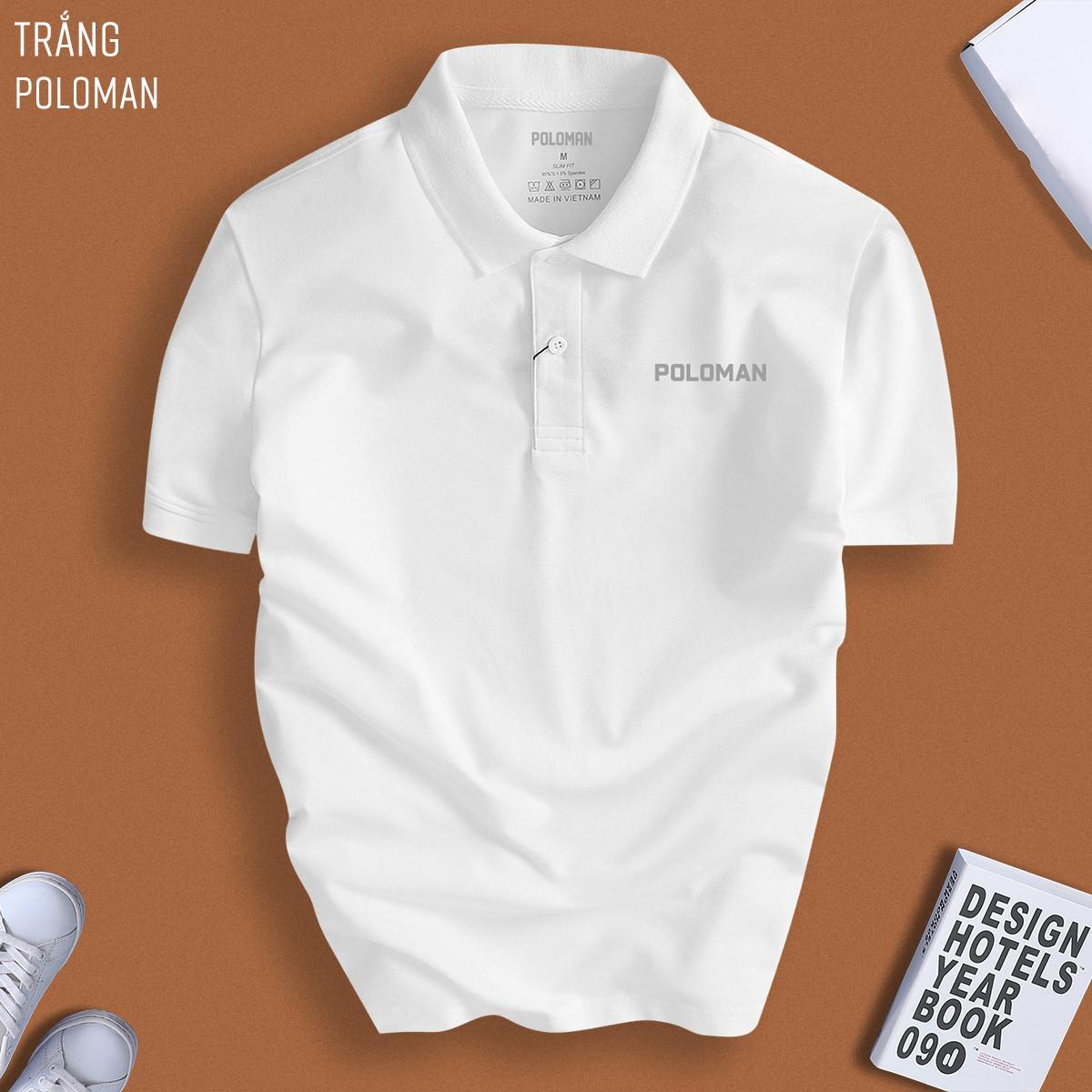 Áo Polo POLOMAN BEAVERTEE Nam Nữ, Dáng Vừa Vặn Dễ Mặc, Vải Poly Spandex Co Giãn 4 Chiều Mềm Nhẹ Thoáng Mát, Thiết Kế Nhiều Màu, Size M–4XL