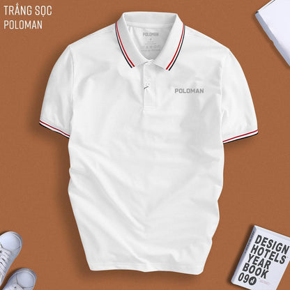 Áo Polo POLOMAN BEAVERTEE Nam Nữ, Dáng Vừa Vặn Dễ Mặc, Vải Poly Spandex Co Giãn 4 Chiều Mềm Nhẹ Thoáng Mát, Thiết Kế Nhiều Màu, Size M–4XL