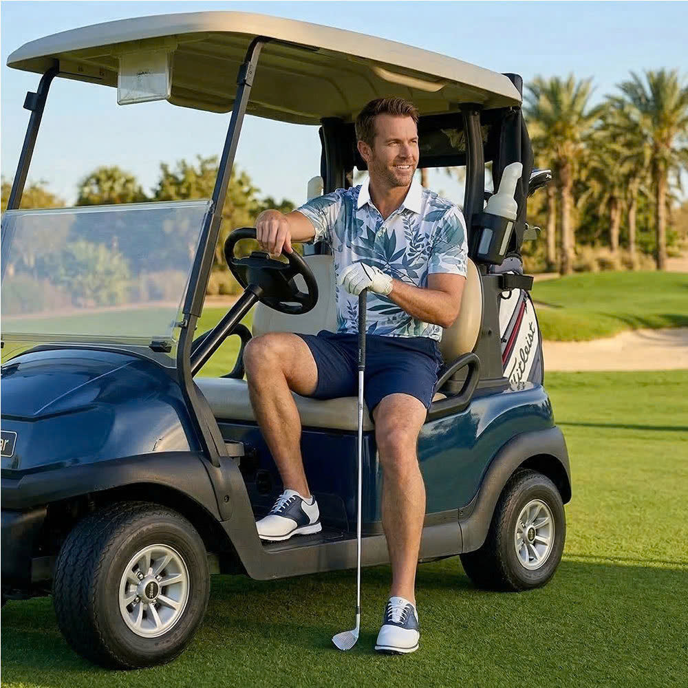 [ HÀNG XUẤT KHẨU ] - Áo Polo Thể Thao BEAVERTEE G-16 Nam Nữ, Golf, Tennis, Pickleball, Cầu Lông, Họa Tiết Lá Xanh, Vải Poly-Spandex Co Giãn Mềm Nhẹ, Thoáng Mát Nhanh Khô, Regular Fit