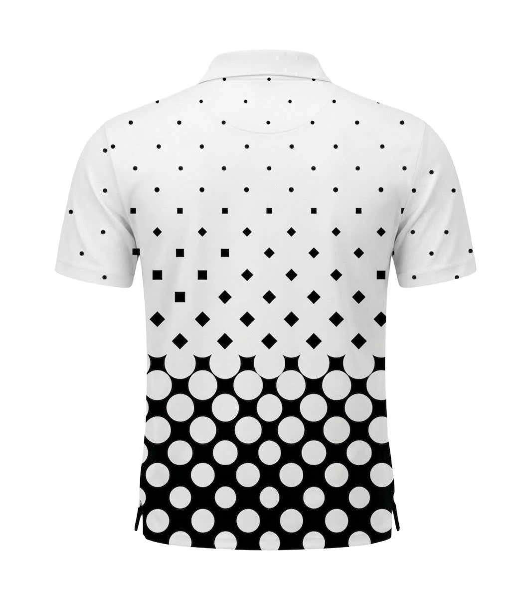 [ HÀNG XUẤT KHẨU ] - Áo Polo Thể Thao BEAVERTEE G-18 Nam Nữ, Họa Tiết Chấm Bi Đen Trắng, Vải Poly Spandex Co Giãn Mềm Nhẹ, Thoáng Mát, Regular Fit, Size M–4XL