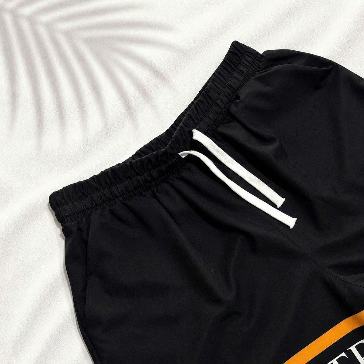 Set Áo Sơ Mi Và Quần Short Lụa Họa Tiết SMRBO-07 BEAVERTEE Form Oversize Unisex Nam Nữ, Thiết Kế Đen Cam Graphic California Summer Arts District Cá Tính, Lụa Mềm Mịn Nhẹ Thoáng Mát