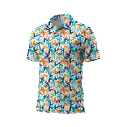 [ HÀNG XUẤT KHẨU ] - Áo Polo Thể Thao BEAVERTEE G-01 Nam Nữ, Golf, Tennis, Pickleball, Cầu Lông, Họa Tiết Hình Học, Vải Poly Co Giãn Mềm Nhẹ, Thoáng Mát Nhanh Khô, Form Vừa Vặn