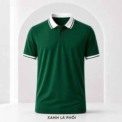 Áo Polo Trơn Basic BEAVERTEE – Polo Nam Nữ Unisex Nhiều Màu, Vải Poly-Spandex Mềm Nhẹ Co Giãn 4 Chiều Thoáng Mát, Size M–4XL