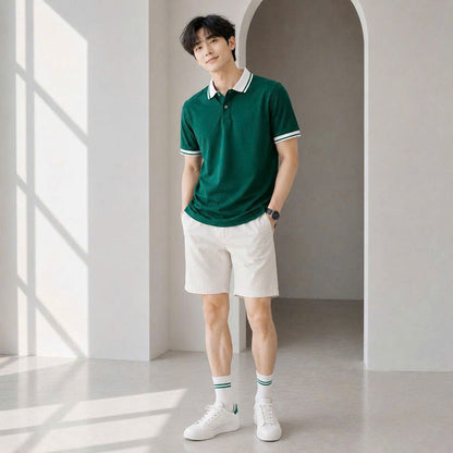 Áo Polo Trơn Basic BEAVERTEE – Polo Nam Nữ Unisex Nhiều Màu, Vải Poly-Spandex Mềm Nhẹ Co Giãn 4 Chiều Thoáng Mát, Size M–4XL