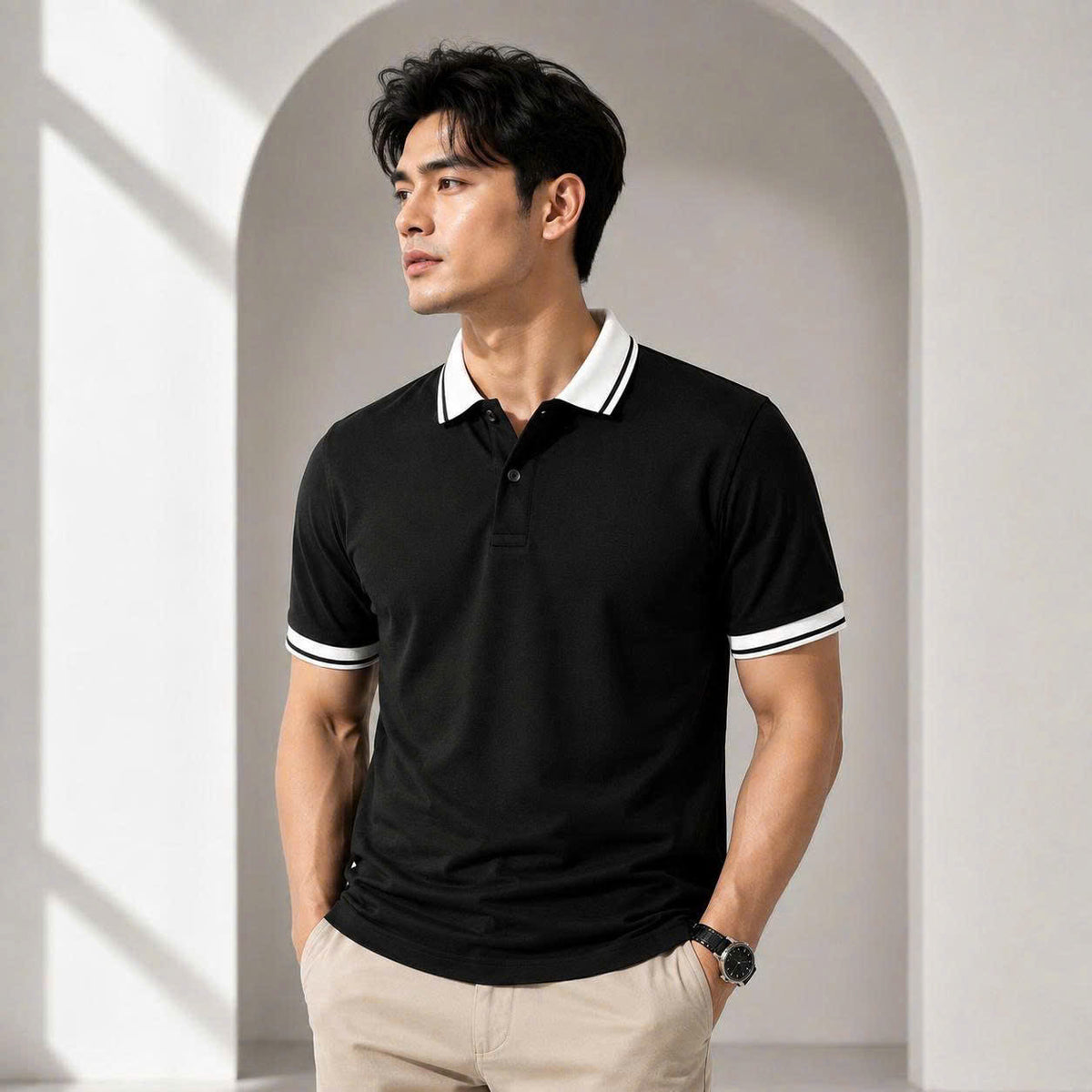Áo Polo Trơn Basic BEAVERTEE – Polo Nam Nữ Unisex Nhiều Màu, Vải Poly-Spandex Mềm Nhẹ Co Giãn 4 Chiều Thoáng Mát, Size M–4XL