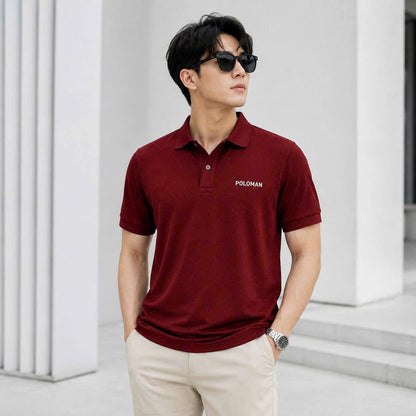 Áo Polo POLOMAN BEAVERTEE Nam Nữ, Dáng Vừa Vặn Dễ Mặc, Vải Poly Spandex Co Giãn 4 Chiều Mềm Nhẹ Thoáng Mát, Thiết Kế Nhiều Màu, Size M–4XL