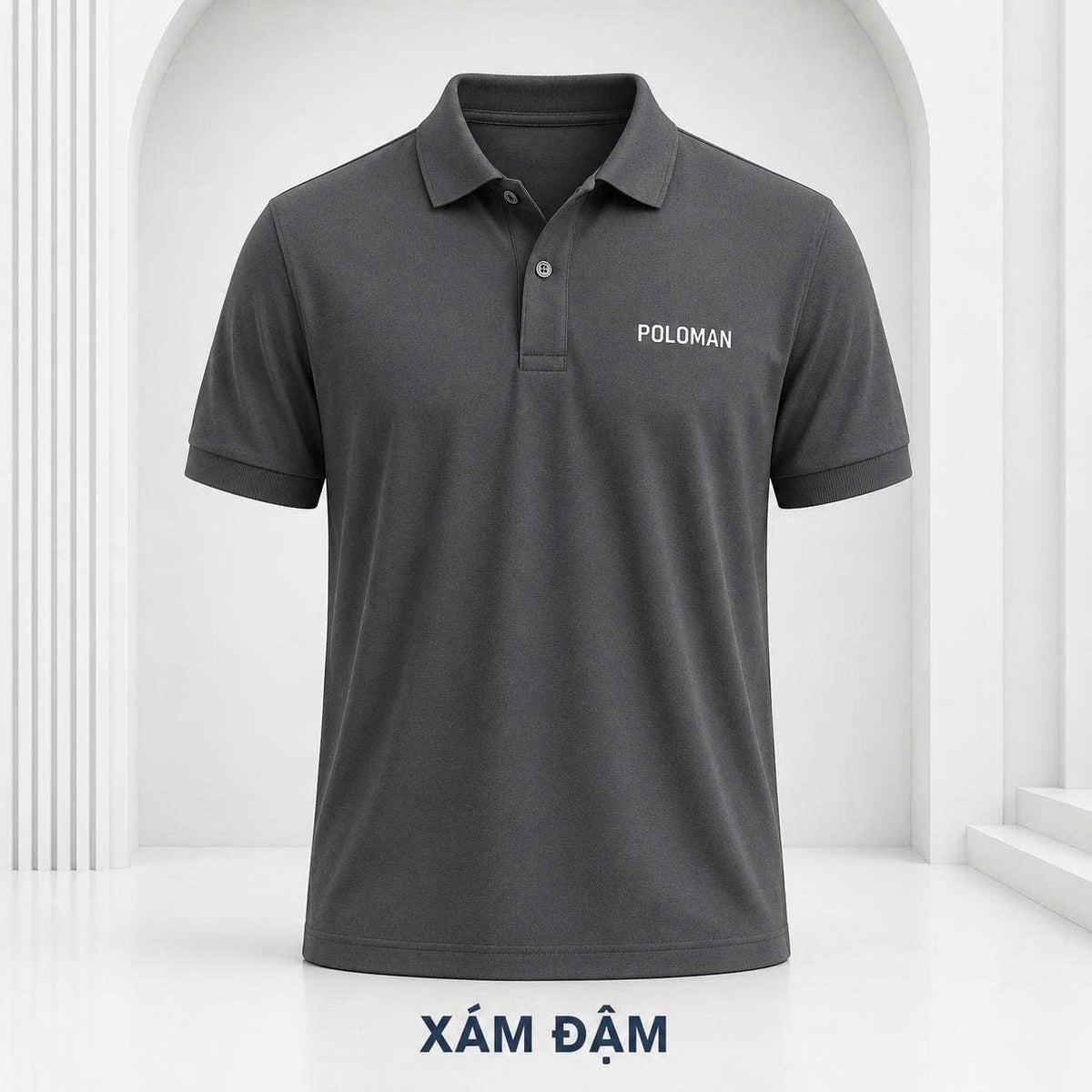 Áo Polo POLOMAN BEAVERTEE Nam Nữ, Dáng Vừa Vặn Dễ Mặc, Vải Poly Spandex Co Giãn 4 Chiều Mềm Nhẹ Thoáng Mát, Thiết Kế Nhiều Màu, Size M–4XL