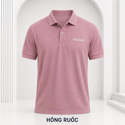 Áo Polo POLOMAN BEAVERTEE Nam Nữ, Dáng Vừa Vặn Dễ Mặc, Vải Poly Spandex Co Giãn 4 Chiều Mềm Nhẹ Thoáng Mát, Thiết Kế Nhiều Màu, Size M–4XL