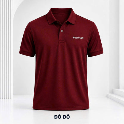 Áo Polo POLOMAN BEAVERTEE Nam Nữ, Dáng Vừa Vặn Dễ Mặc, Vải Poly Spandex Co Giãn 4 Chiều Mềm Nhẹ Thoáng Mát, Thiết Kế Nhiều Màu, Size M–4XL