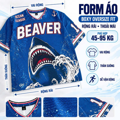 Áo Thun New Jersey BEAVERTEE NJS-24 Nam Nữ, Áo Thun Thể Thao Unisex, Họa Tiết Tie Dye Xoáy Số 30 Xanh Cam, Phong Cách Streetwear Cá Tính, Jersey Thun Lưới Thoáng Khí, Form Oversize