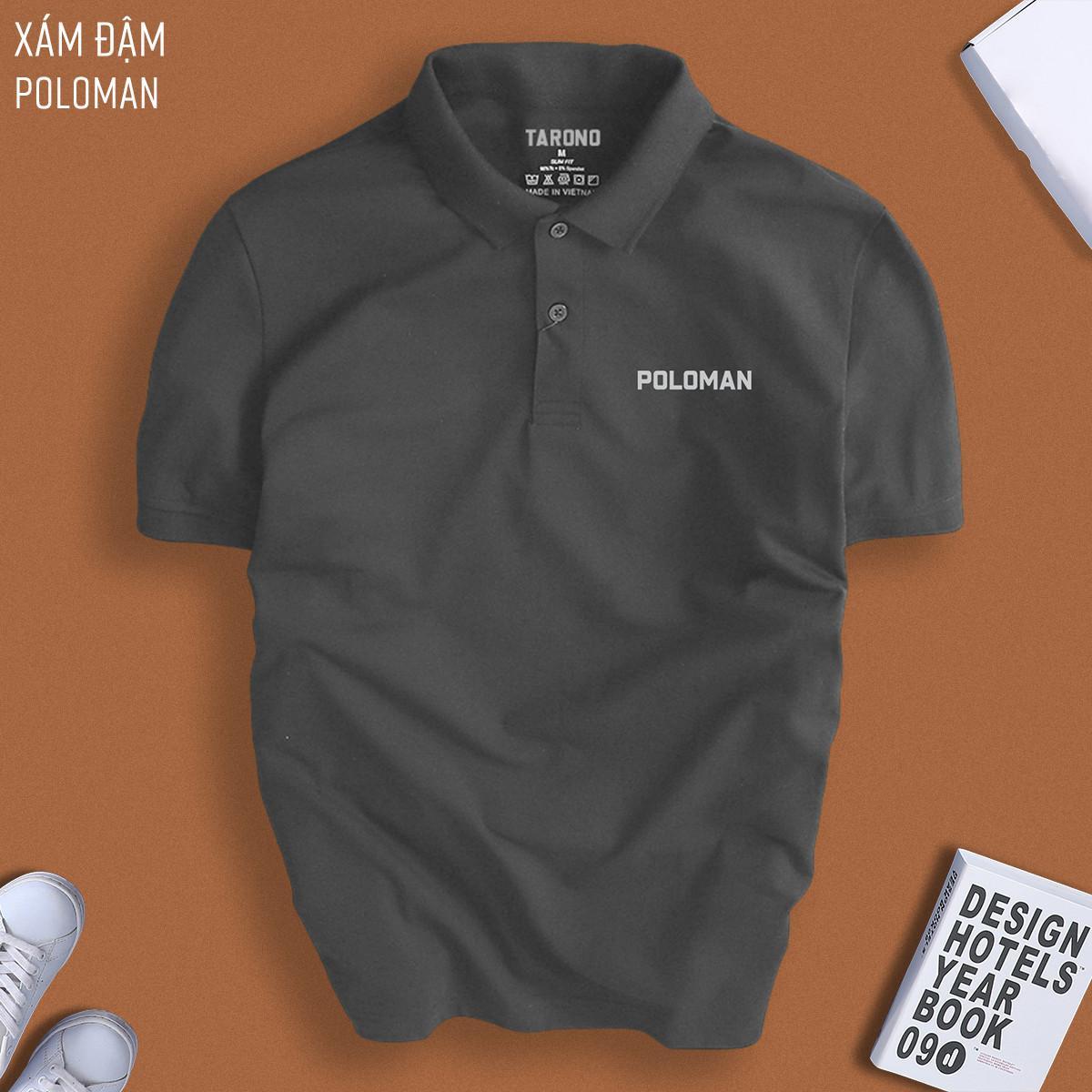 Áo Polo POLOMAN BEAVERTEE Nam Nữ, Dáng Vừa Vặn Dễ Mặc, Vải Poly Spandex Co Giãn 4 Chiều Mềm Nhẹ Thoáng Mát, Thiết Kế Nhiều Màu, Size M–4XL