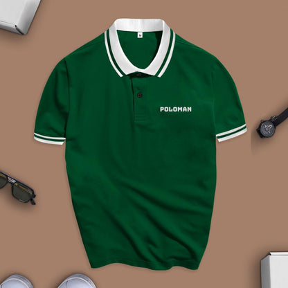 Áo Polo POLOMAN BEAVERTEE Nam Nữ, Dáng Vừa Vặn Dễ Mặc, Vải Poly Spandex Co Giãn 4 Chiều Mềm Nhẹ Thoáng Mát, Thiết Kế Nhiều Màu, Size M–4XL