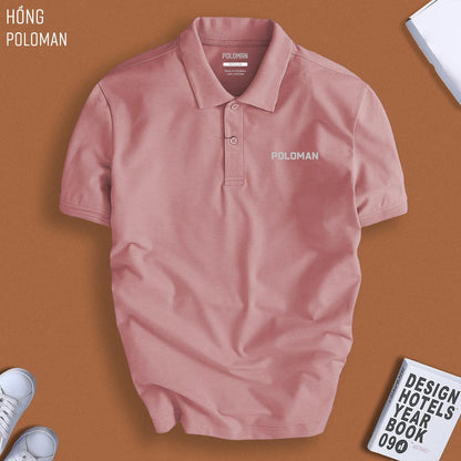 Áo Polo POLOMAN BEAVERTEE Nam Nữ, Dáng Vừa Vặn Dễ Mặc, Vải Poly Spandex Co Giãn 4 Chiều Mềm Nhẹ Thoáng Mát, Thiết Kế Nhiều Màu, Size M–4XL