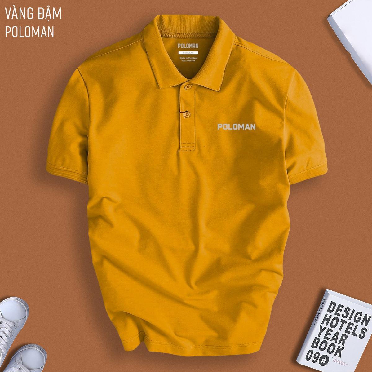 Áo Polo POLOMAN BEAVERTEE Nam Nữ, Dáng Vừa Vặn Dễ Mặc, Vải Poly Spandex Co Giãn 4 Chiều Mềm Nhẹ Thoáng Mát, Thiết Kế Nhiều Màu, Size M–4XL