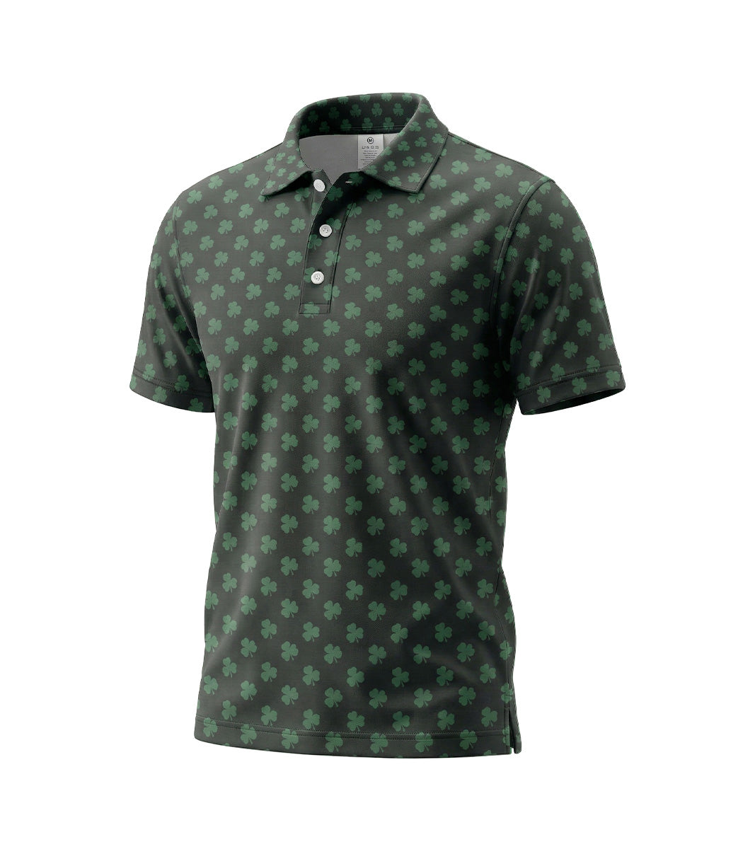 [ HÀNG XUẤT KHẨU ] - Áo Polo Thể Thao BEAVERTEE G-09 Nam Nữ, Golf, Tennis, Pickleball, Cầu Lông, Họa Tiết Cỏ 4 Lá Xanh, Vải Poly Co Giãn Mềm Nhẹ, Thoáng Mát Nhanh Khô, Form Vừa Vặn