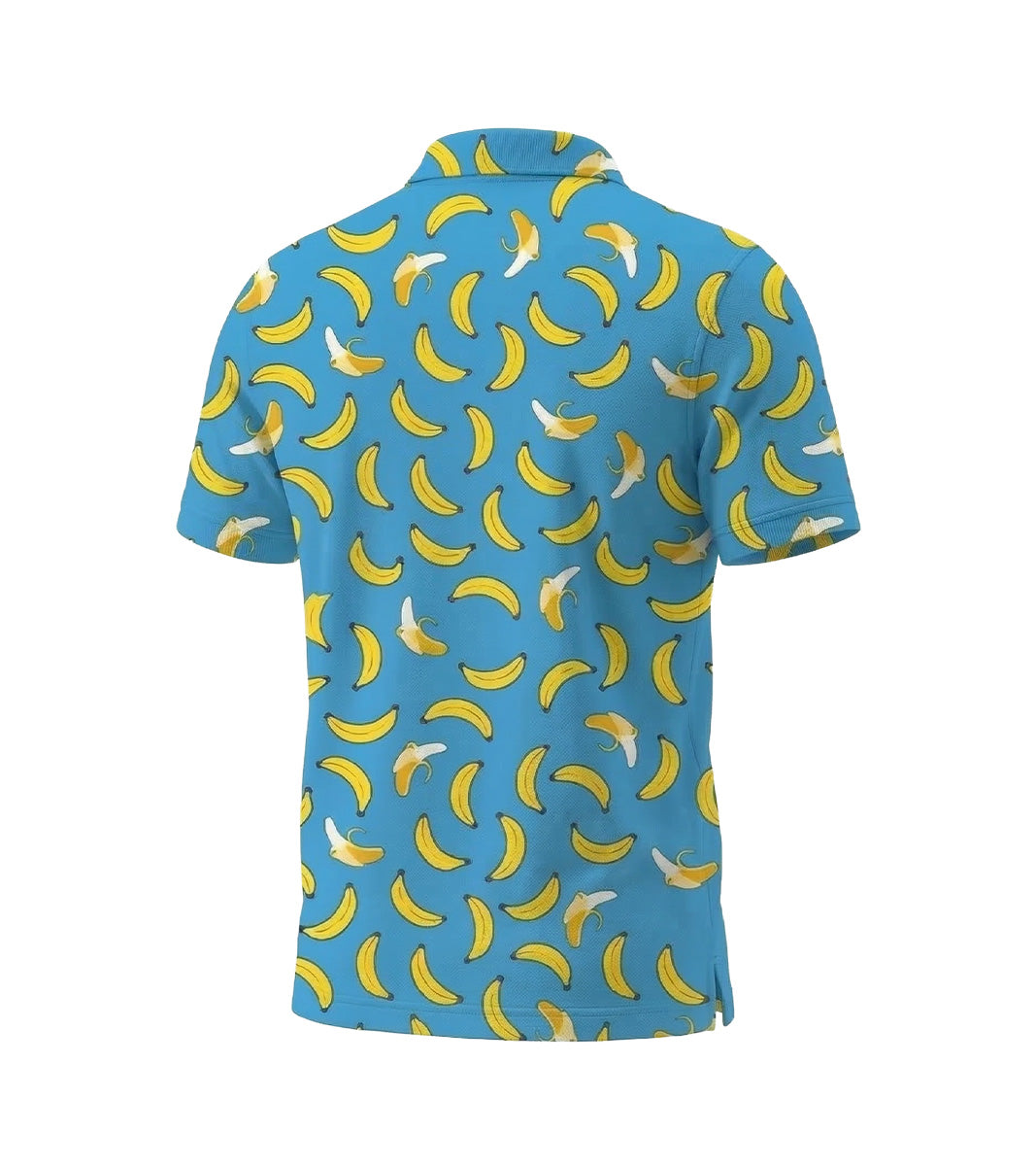 [ HÀNG XUẤT KHẨU ] - Áo Polo Thể Thao BEAVERTEE G-10 Nam Nữ, Golf, Tennis, Pickleball, Cầu Lông, Họa Tiết Quả Chuối Vàng Nền Xanh, Vải Poly Co Giãn Mềm Nhẹ, Thoáng Mát Nhanh Khô, Form Vừa Vặn