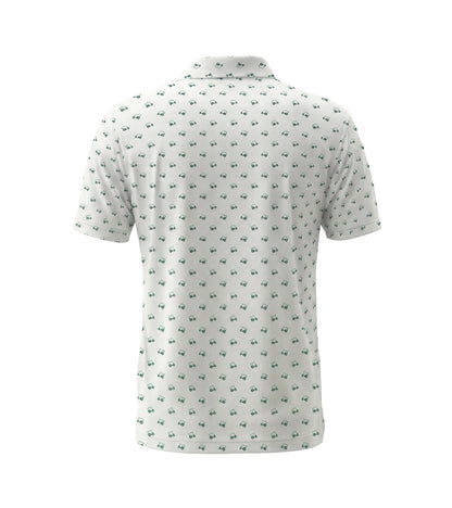 [ HÀNG XUẤT KHẨU ] - Áo Polo Thể Thao BEAVERTEE G-06 Nam Nữ, Golf, Tennis, Pickleball, Cầu Lông, Họa Tiết Xe Golf Xanh, Vải Poly Co Giãn Mềm Nhẹ, Thoáng Mát Nhanh Khô, Form Vừa Vặn