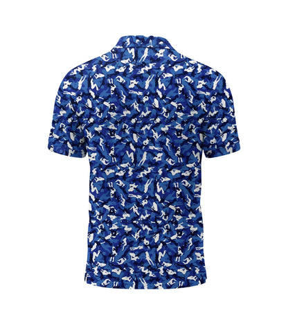 [ HÀNG XUẤT KHẨU ] - Áo Polo Thể Thao BEAVERTEE G-15 Nam Nữ, Golf, Tennis, Pickleball, Cầu Lông, Họa Tiết Thể Thao Xanh Trắng, Vải Poly Co Giãn Mềm Nhẹ, Thoáng Mát Nhanh Khô, Form Vừa Vặn