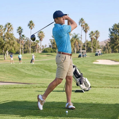 [ HÀNG XUẤT KHẨU ] - Áo Polo Thể Thao BEAVERTEE G-04 Nam Nữ, Golf, Tennis, Pickleball, Cầu Lông, Họa Tiết Vảy Cá Xanh Biển, Vải Poly Co Giãn Mềm Nhẹ, Thoáng Mát Nhanh Khô, Form Vừa Vặn