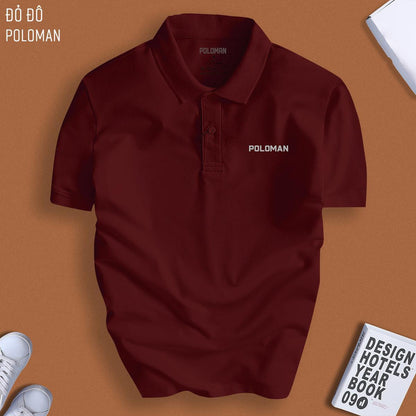 Áo Polo POLOMAN BEAVERTEE Nam Nữ, Dáng Vừa Vặn Dễ Mặc, Vải Poly Spandex Co Giãn 4 Chiều Mềm Nhẹ Thoáng Mát, Thiết Kế Nhiều Màu, Size M–4XL