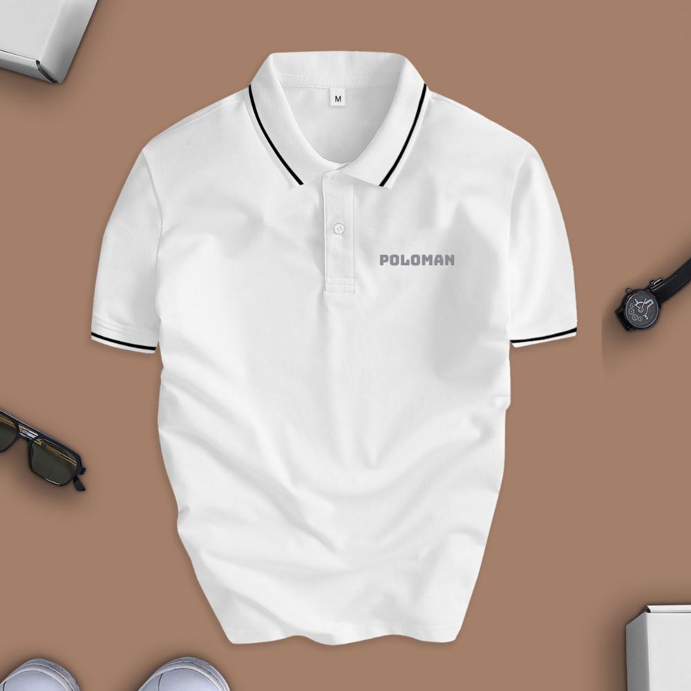 Áo Polo POLOMAN BEAVERTEE Nam Nữ, Dáng Vừa Vặn Dễ Mặc, Vải Poly Spandex Co Giãn 4 Chiều Mềm Nhẹ Thoáng Mát, Thiết Kế Nhiều Màu, Size M–4XL