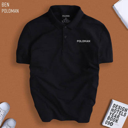 Áo Polo POLOMAN BEAVERTEE Nam Nữ, Dáng Vừa Vặn Dễ Mặc, Vải Poly Spandex Co Giãn 4 Chiều Mềm Nhẹ Thoáng Mát, Thiết Kế Nhiều Màu, Size M–4XL